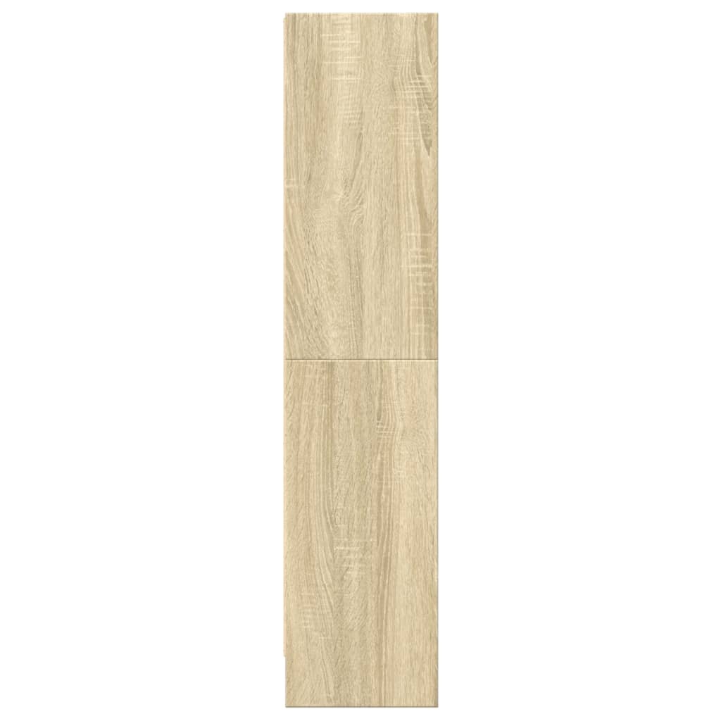 VidaXL Boekenkast 60x24x109 cm bewerkt hout sonoma eikenkleurig