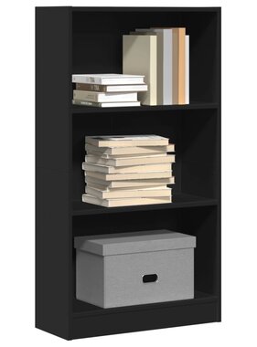 VidaXL Boekenkast 60x24x109 cm bewerkt hout zwart