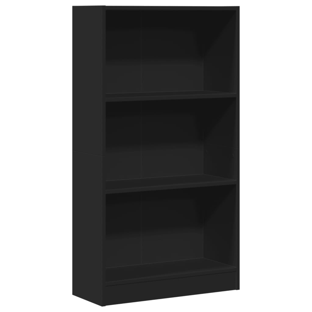VidaXL Boekenkast 60x24x109 cm bewerkt hout zwart