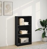 VidaXL Boekenkast 60x24x109 cm bewerkt hout zwart