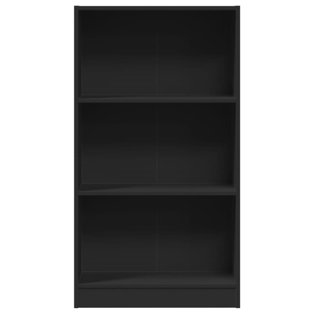 VidaXL Boekenkast 60x24x109 cm bewerkt hout zwart