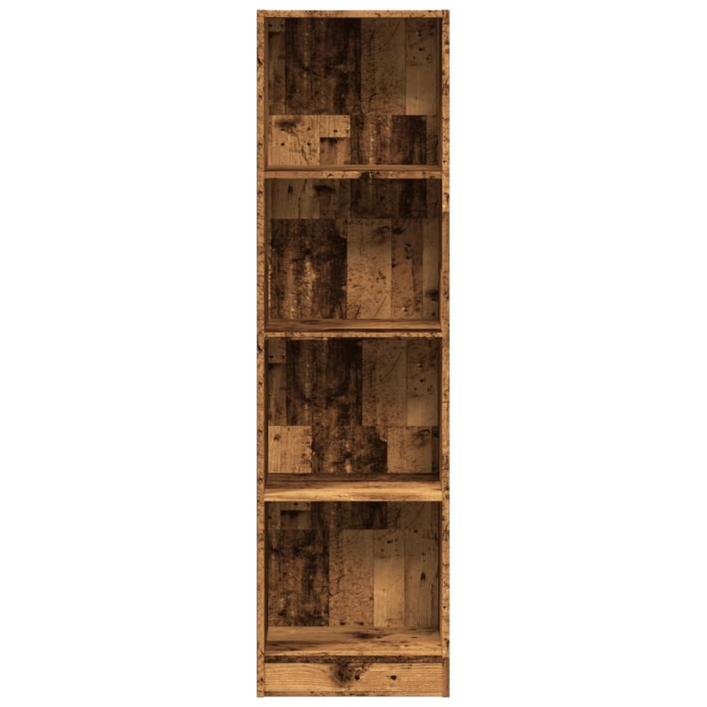 VidaXL Boekenkast 40x24x143 cm bewerkt hout oud houtkleurig