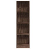 VidaXL Boekenkast 40x24x143 cm bewerkt hout bruin eikenkleurig