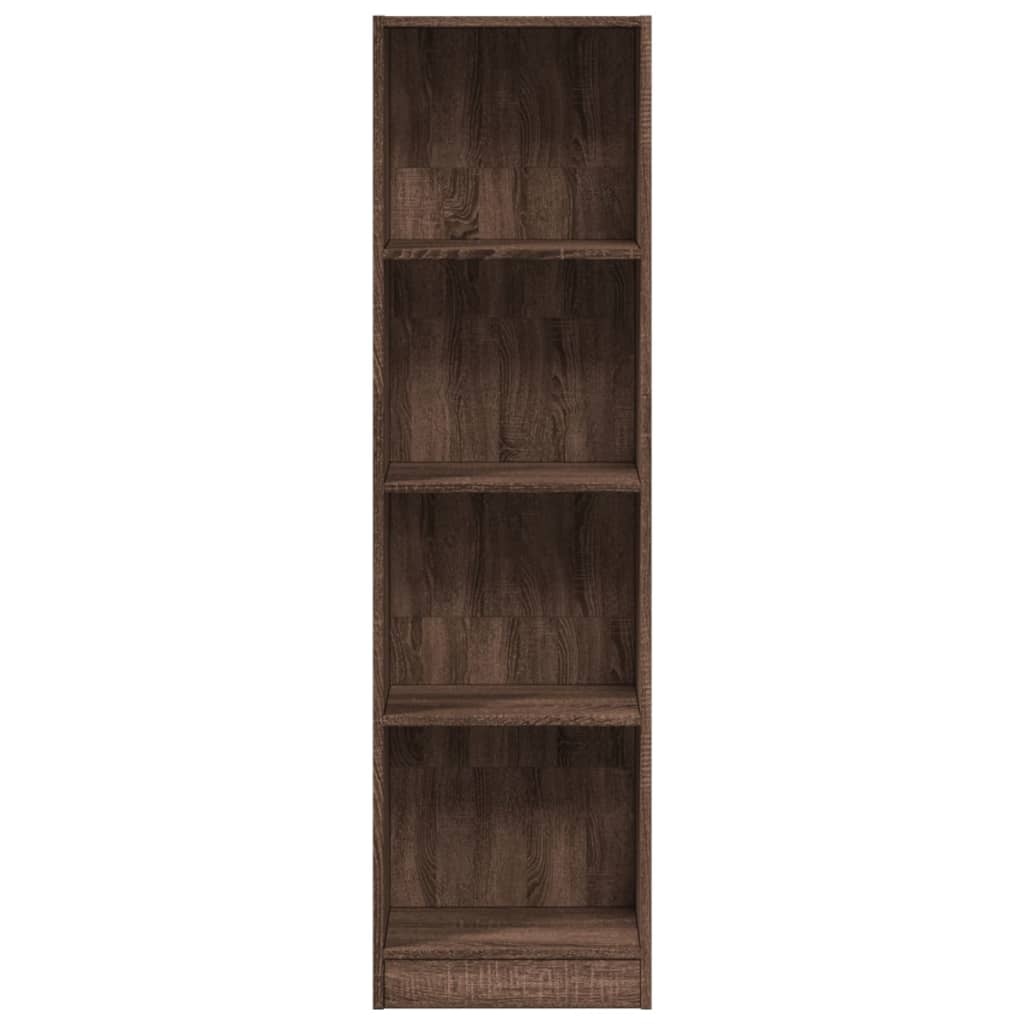 VidaXL Boekenkast 40x24x143 cm bewerkt hout bruin eikenkleurig