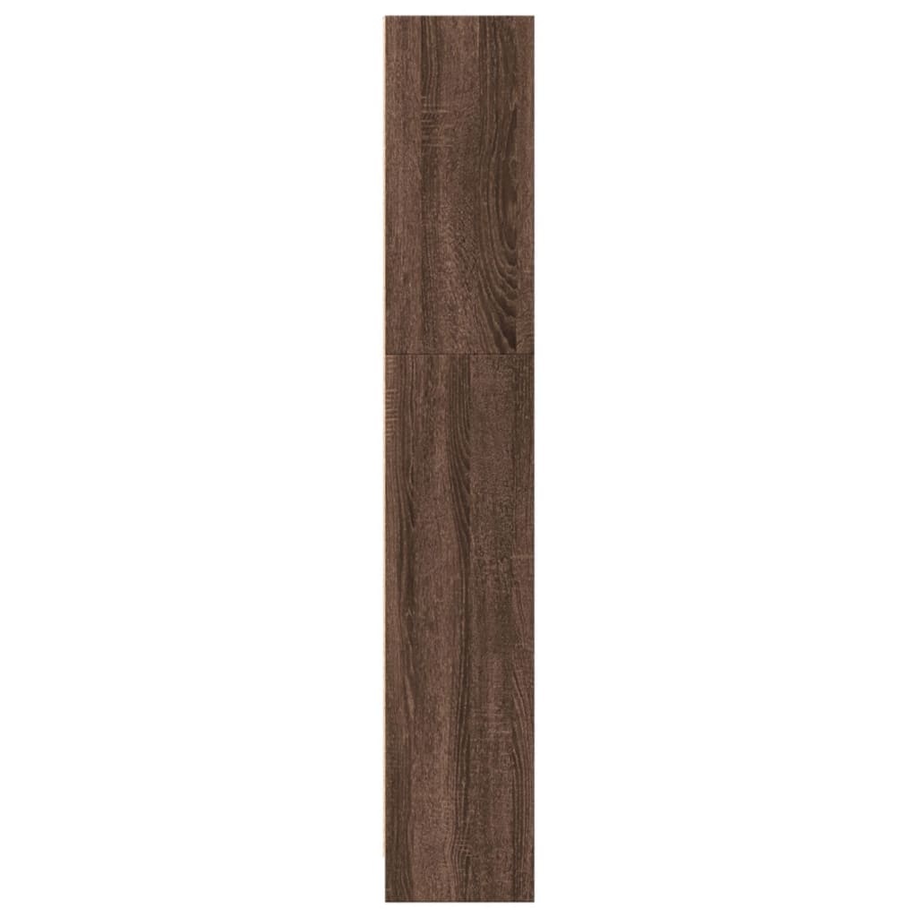 VidaXL Boekenkast 40x24x143 cm bewerkt hout bruin eikenkleurig