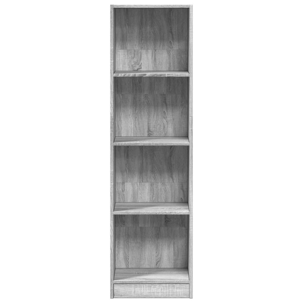 VidaXL Boekenkast 40x24x143 cm bewerkt hout grijs sonoma eikenkleurig