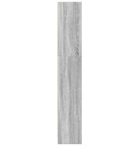 VidaXL Boekenkast 40x24x143 cm bewerkt hout grijs sonoma eikenkleurig