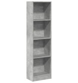 VidaXL Boekenkast 40x24x143 cm bewerkt hout betongrijs