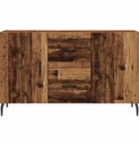 VidaXL Dressoir 100x36x60 cm bewerkt hout oud houtkleurig