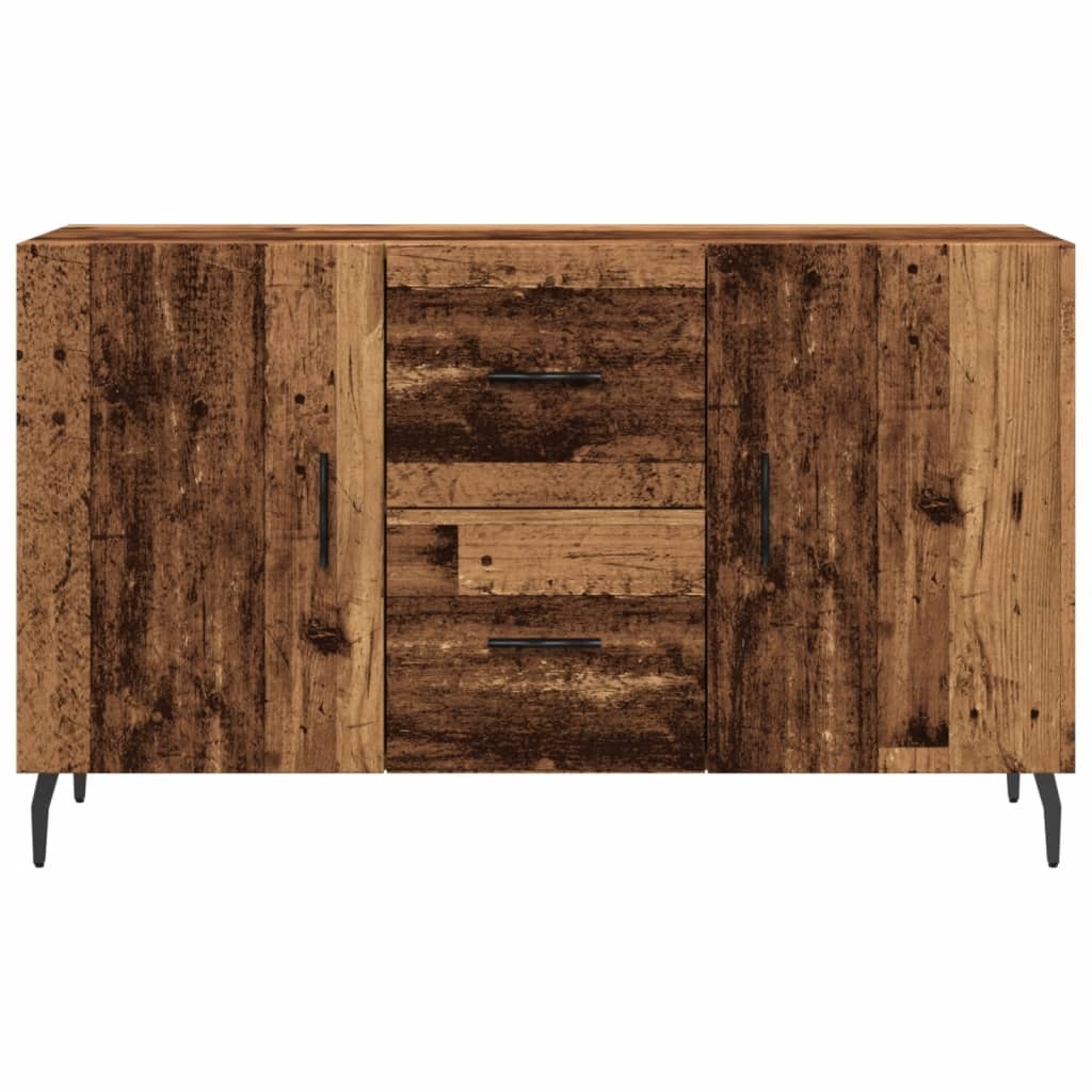 VidaXL Dressoir 100x36x60 cm bewerkt hout oud houtkleurig