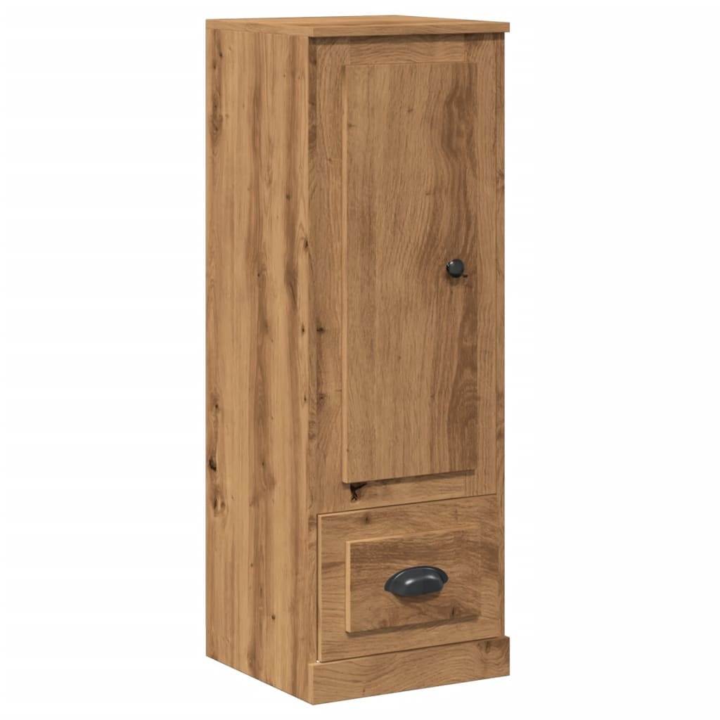 VidaXL Hoge kast 36x35,5x103,5 cm bewerkt hout artisanaal eikenkleurig