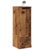 VidaXL Hoge kast 36x35,5x103,5 cm bewerkt hout oud houtkleurig
