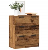VidaXL Dressoir 60x30x70 cm bewerkt hout oud houtkleurig