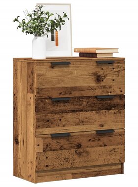 VidaXL Dressoir 60x30x70 cm bewerkt hout oud houtkleurig