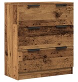 VidaXL Dressoir 60x30x70 cm bewerkt hout oud houtkleurig