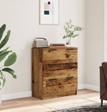 VidaXL Dressoir 60x30x70 cm bewerkt hout oud houtkleurig