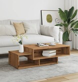 VidaXL Salontafel 105x55x32 cm bewerkt hout artisanaal eikenkleurig