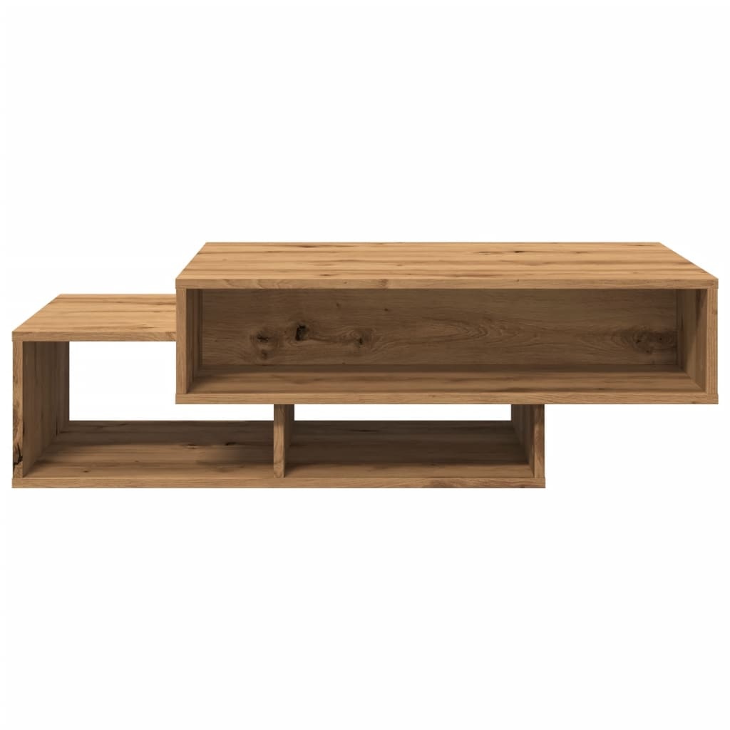 VidaXL Salontafel 105x55x32 cm bewerkt hout artisanaal eikenkleurig