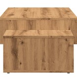 VidaXL Salontafel 105x55x32 cm bewerkt hout artisanaal eikenkleurig