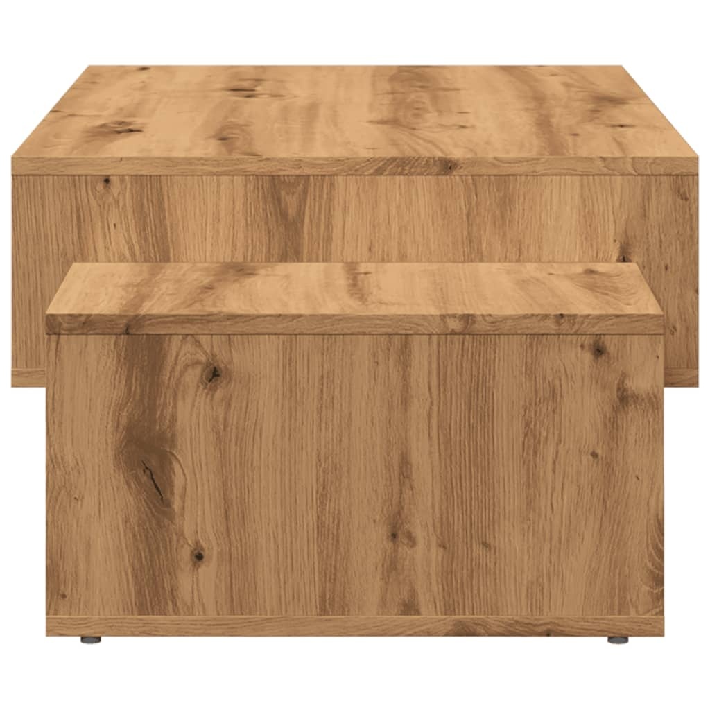 VidaXL Salontafel 105x55x32 cm bewerkt hout artisanaal eikenkleurig