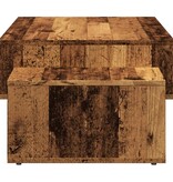 VidaXL Salontafel 105x55x32 cm bewerkt hout oud houtkleurig