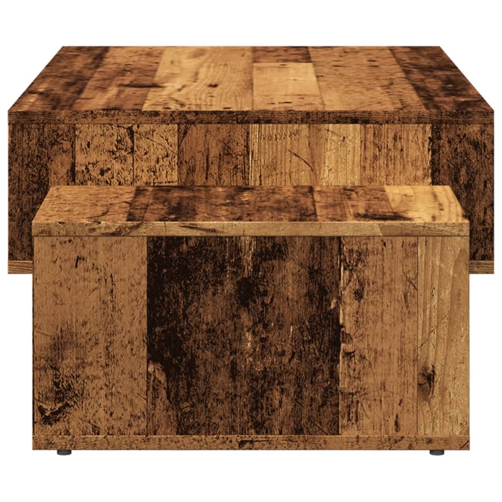 VidaXL Salontafel 105x55x32 cm bewerkt hout oud houtkleurig