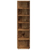 VidaXL Schoenenkast 28x27x102 cm bewerkt hout oud houtkleurig