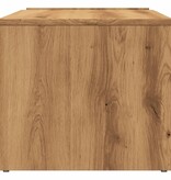 VidaXL Salontafel 90x45x35 cm bewerkt hout artisan eikenkleurig