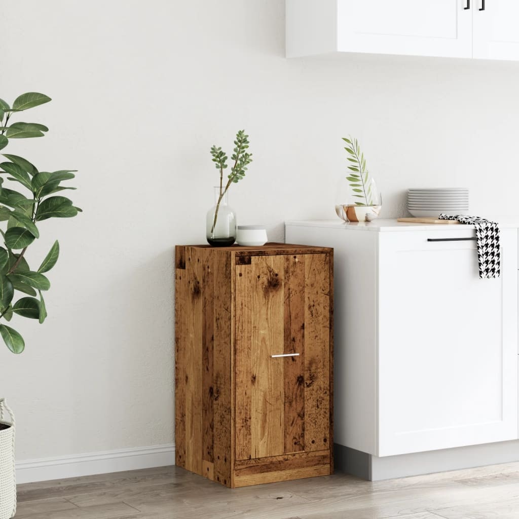 VidaXL Apothekerskast 40x41x77,5 cm bewerkt hout oud houtkleurig