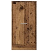 VidaXL Apothekerskast 40x41x77,5 cm bewerkt hout oud houtkleurig
