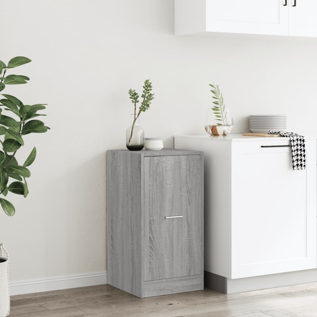 VidaXL Apothekerskast 40x41x77,5 cm bewerkt hout grijs sonoma eiken