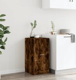 VidaXL Apothekerskast 40x41x77,5 cm bewerkt hout gerookt eikenkleurig