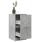 VidaXL Apothekerskast 40x41x77,5 cm bewerkt hout betongrijs