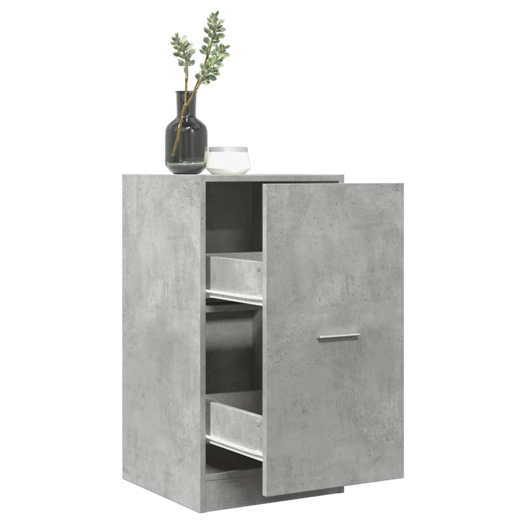VidaXL Apothekerskast 40x41x77,5 cm bewerkt hout betongrijs