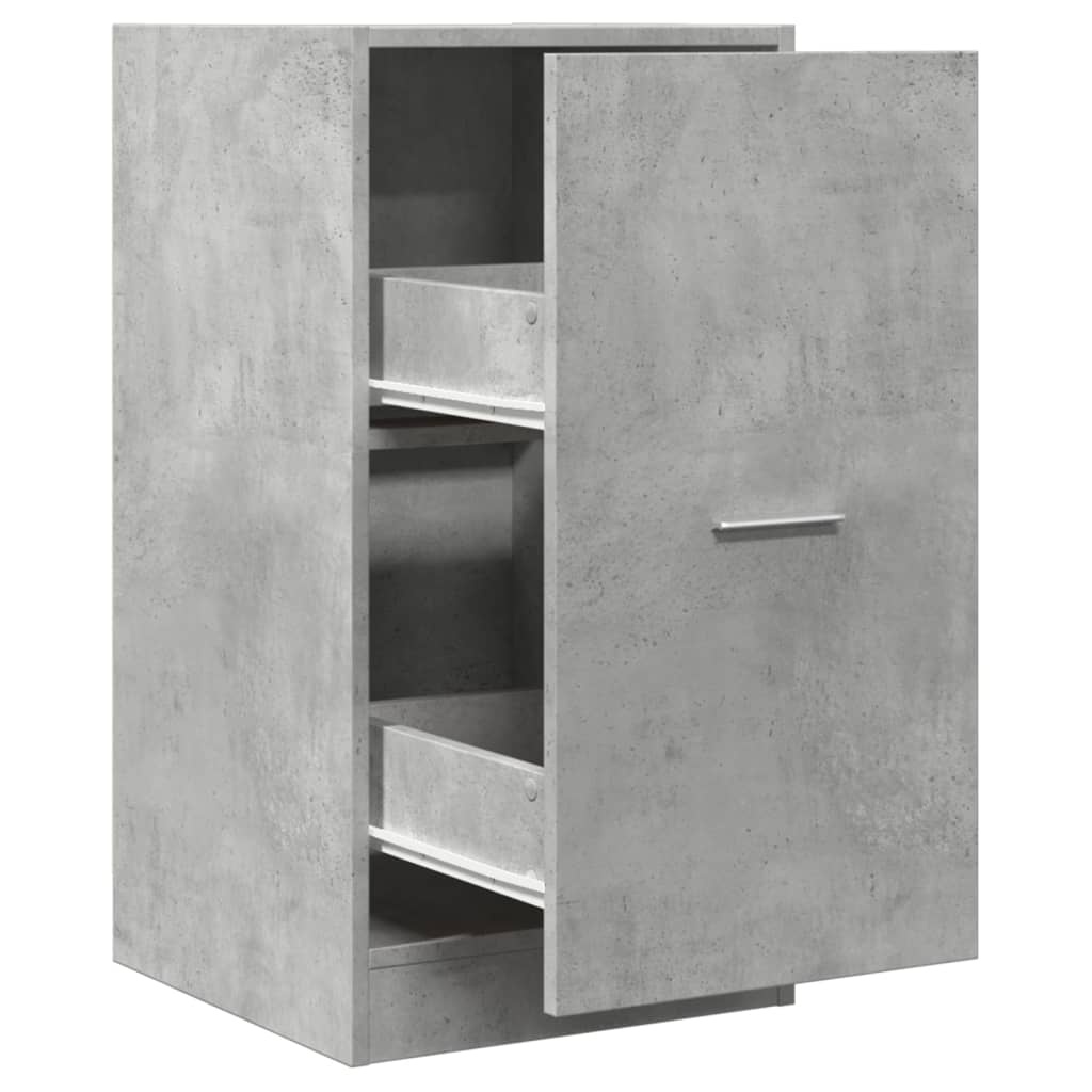 VidaXL Apothekerskast 40x41x77,5 cm bewerkt hout betongrijs