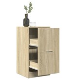 VidaXL Apothekerskast 40x41x77,5 cm bewerkt hout sonoma eikenkleurig