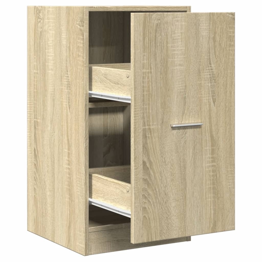 VidaXL Apothekerskast 40x41x77,5 cm bewerkt hout sonoma eikenkleurig