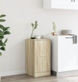 VidaXL Apothekerskast 40x41x77,5 cm bewerkt hout sonoma eikenkleurig