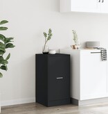 VidaXL Apothekerskast 40x41x77,5 cm bewerkt hout zwart