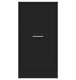 VidaXL Apothekerskast 40x41x77,5 cm bewerkt hout zwart