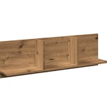 VidaXL Wandkast 100x16,5x30 cm bewerkt hout artisanaal eikenkleurig