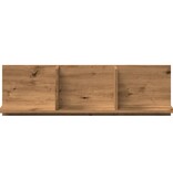 VidaXL Wandkast 100x16,5x30 cm bewerkt hout artisanaal eikenkleurig