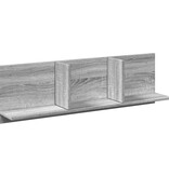 VidaXL Wandkast 100x16,5x30 cm bewerkt hout grijs sonoma eikenkleurig