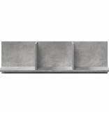 VidaXL Wandkast 100x16,5x30 cm bewerkt hout betongrijs