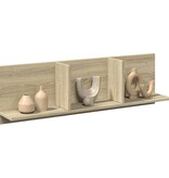 VidaXL Wandkast 100x16,5x30 cm bewerkt hout sonoma eikenkleurig