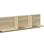 VidaXL Wandkast 100x16,5x30 cm bewerkt hout sonoma eikenkleurig