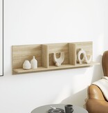 VidaXL Wandkast 100x16,5x30 cm bewerkt hout sonoma eikenkleurig
