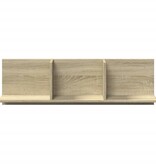 VidaXL Wandkast 100x16,5x30 cm bewerkt hout sonoma eikenkleurig