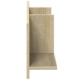 VidaXL Wandkast 100x16,5x30 cm bewerkt hout sonoma eikenkleurig