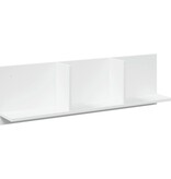 VidaXL Wandkast 100x16,5x30 cm bewerkt hout wit
